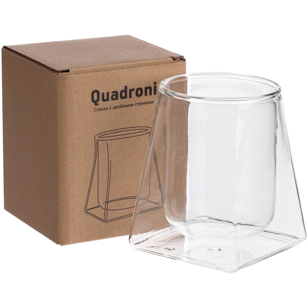 Стакан с двойными стенками Quadroni-1