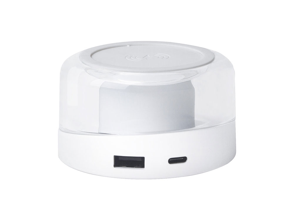 Док-станция с беспроводной зарядкой ILO, белый-2