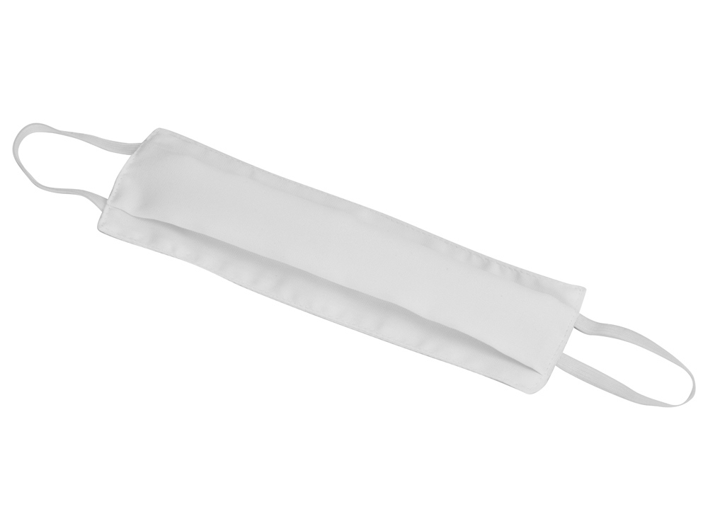 Маска для лица многоразовая для сублимации, размер S, белый-2