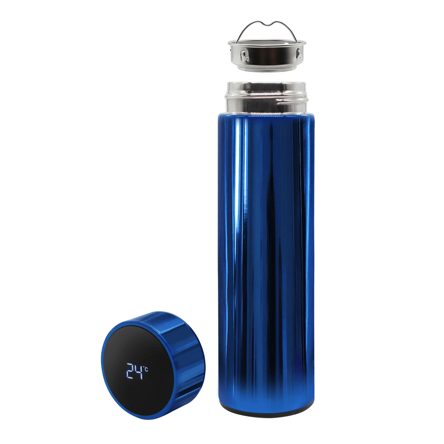 Термос Reactor гальванический c датчиком температуры  (синий)-2