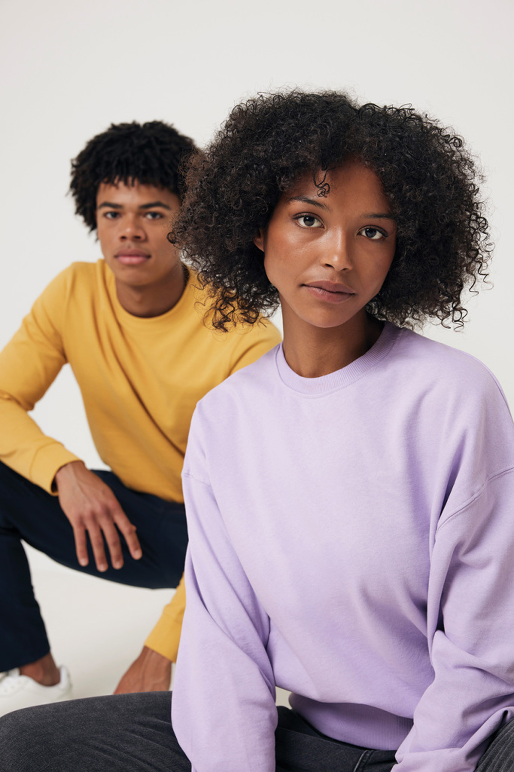 Свитшот Iqoniq Zion из переработанного хлопка, унисекс, 340 г/м²-20