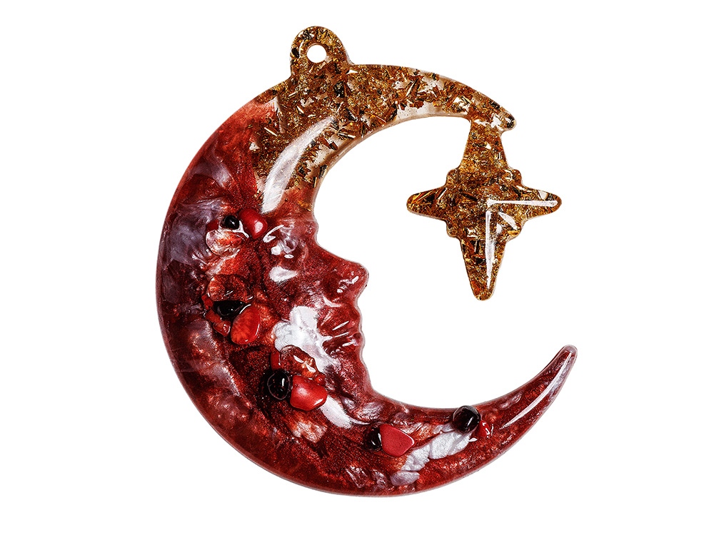 Елочные игрушки (Полумесяц) Гранат-3