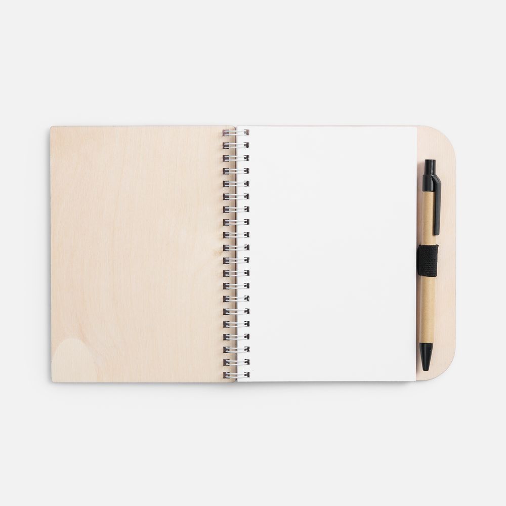 Блокнот на пружине Woodpad на заказ-2
