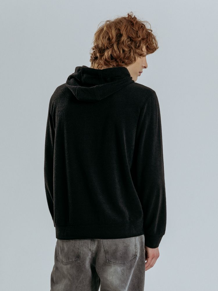 Худи унисекс Prima Vista, черное-4