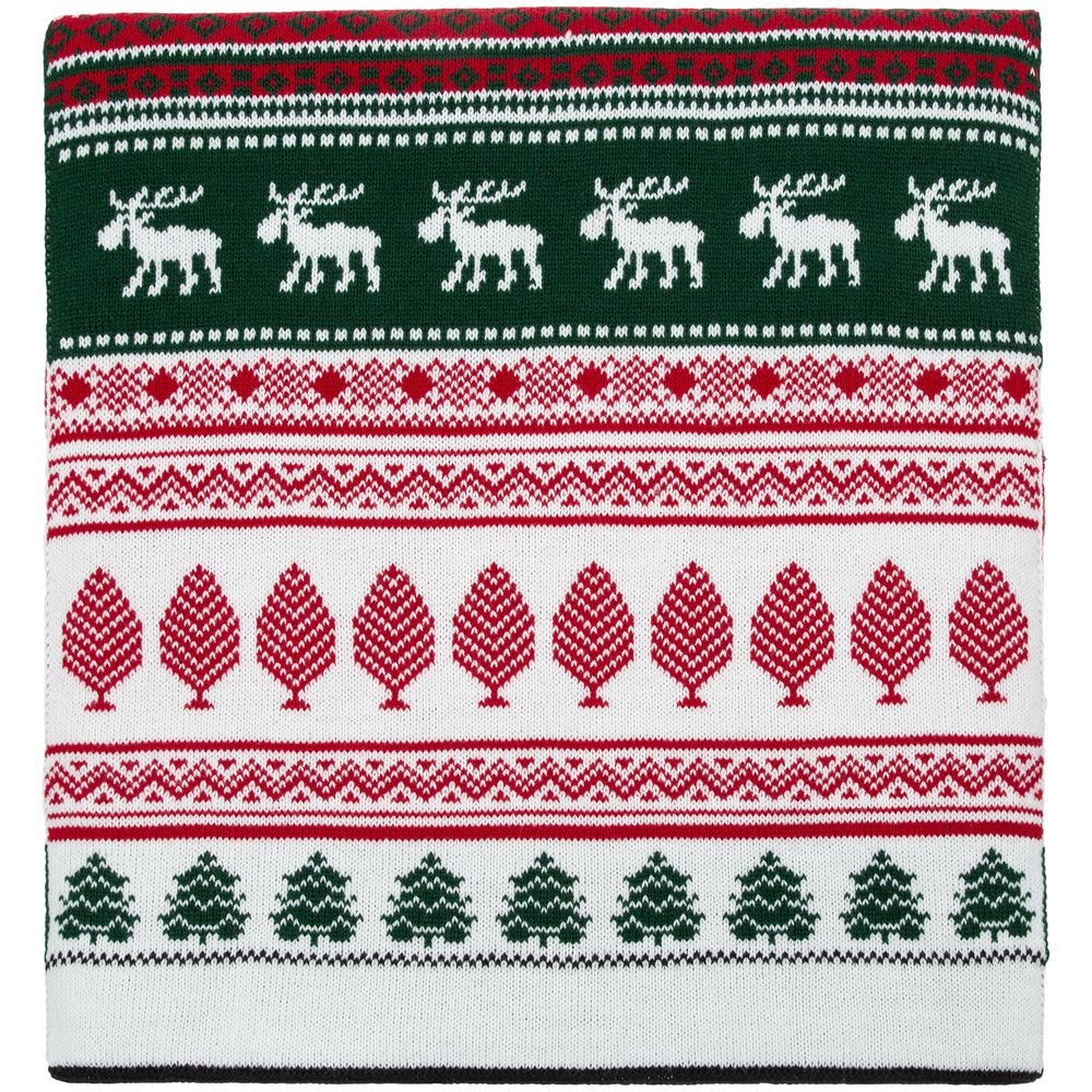 Шарф Mirakler, красный с зеленым-0