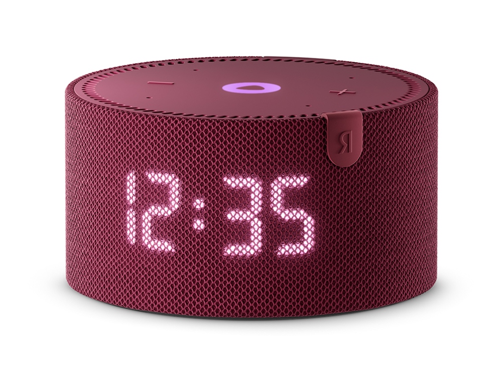 Умная колонка ЯНДЕКС Станция Мини с часами, 10 Вт, с Алисой, цвет: красный (YNDX-00020R)-1