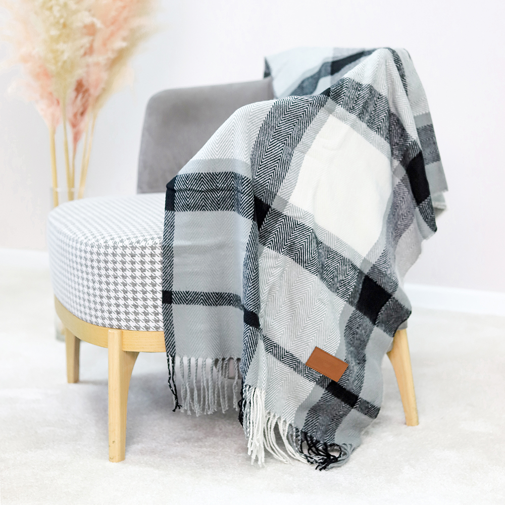 Плед акриловый Glama, Черный-3