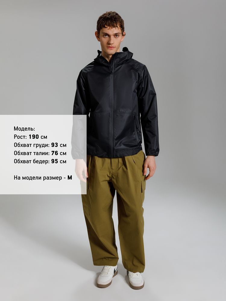 Куртка унисекс Nordvind WR, черная-6