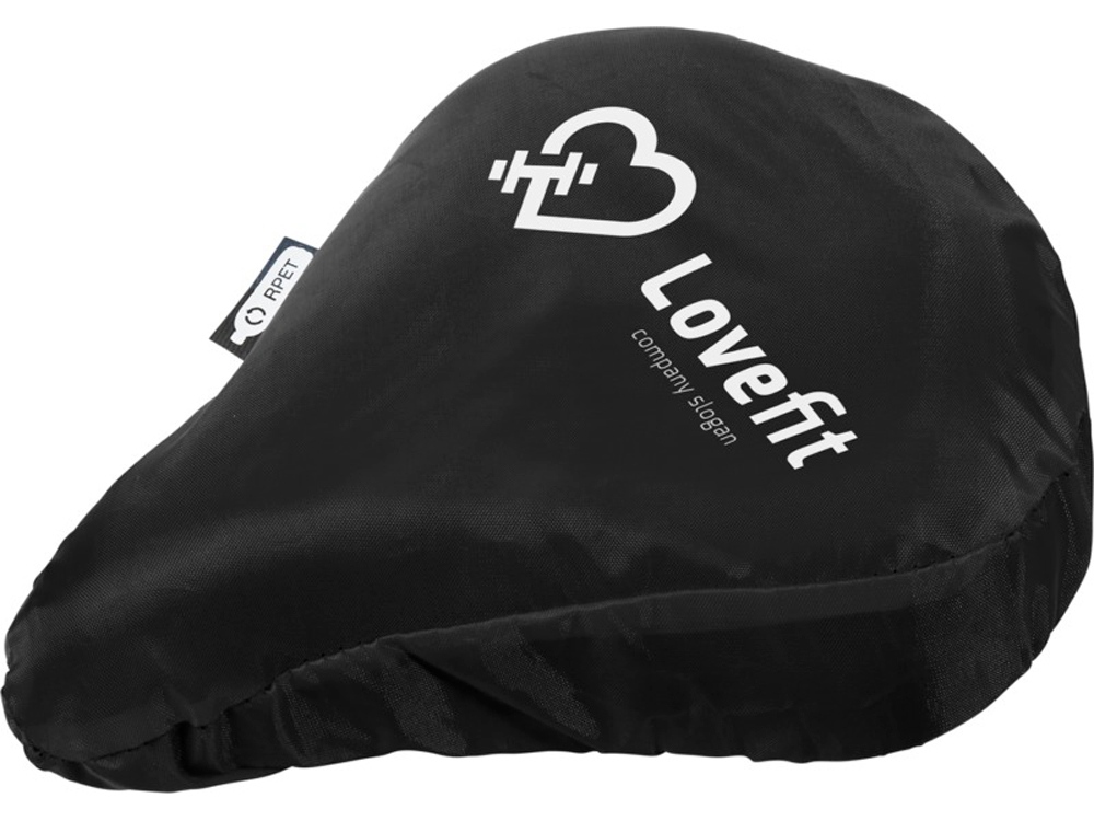 Водонепроницаемый чехол для велосипедного седла из переработанного ПЭТ Jesse, черный-2