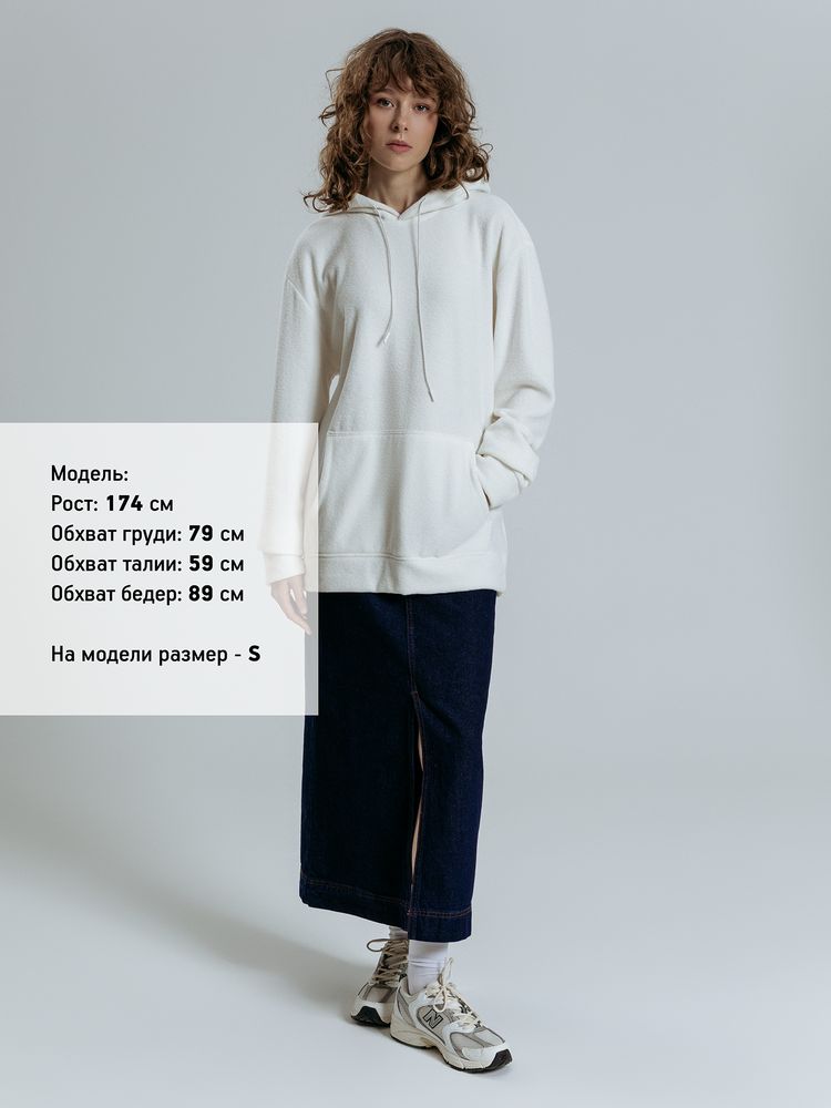 Худи унисекс Prima Vista, белое-2