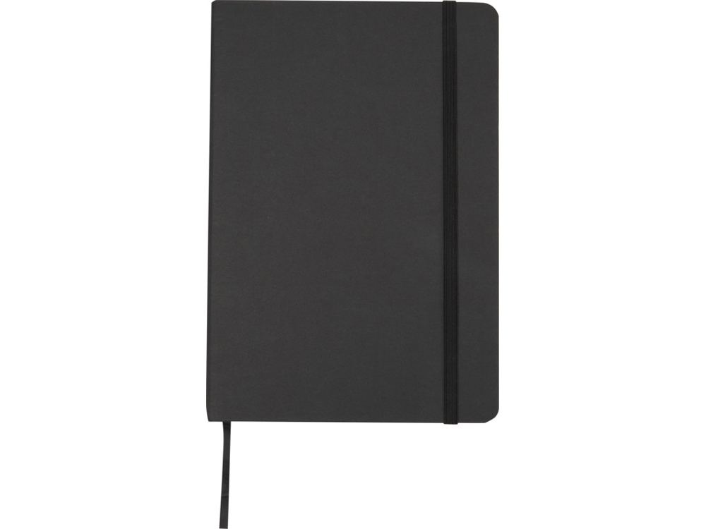 Holm блокнот формата А5 из каменной бумаги с линованными страницами - сплошной черный-1