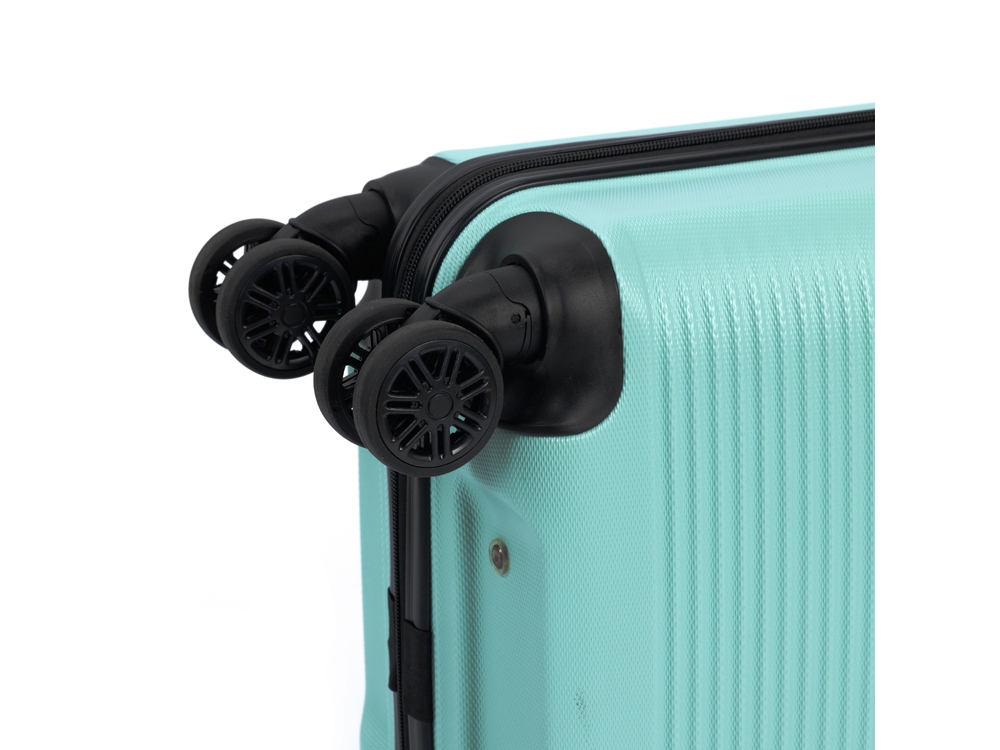 Чемодан TORBER Caspian, светло-зелёный, ABS-пластик, 38 х 20 х 54 см, 35 л-7
