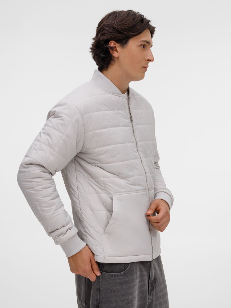 Куртка унисекс Warmbridge, светло-серая-4