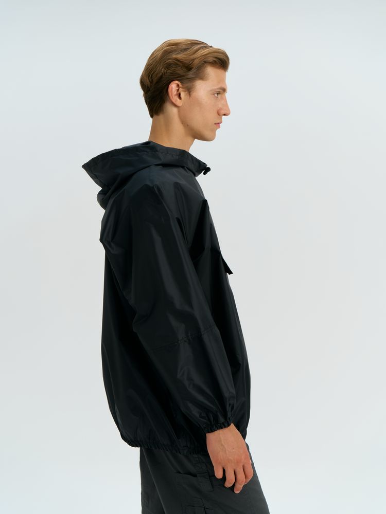 Дождевик-анорак Alatau, укороченный, черный, единый размер-3