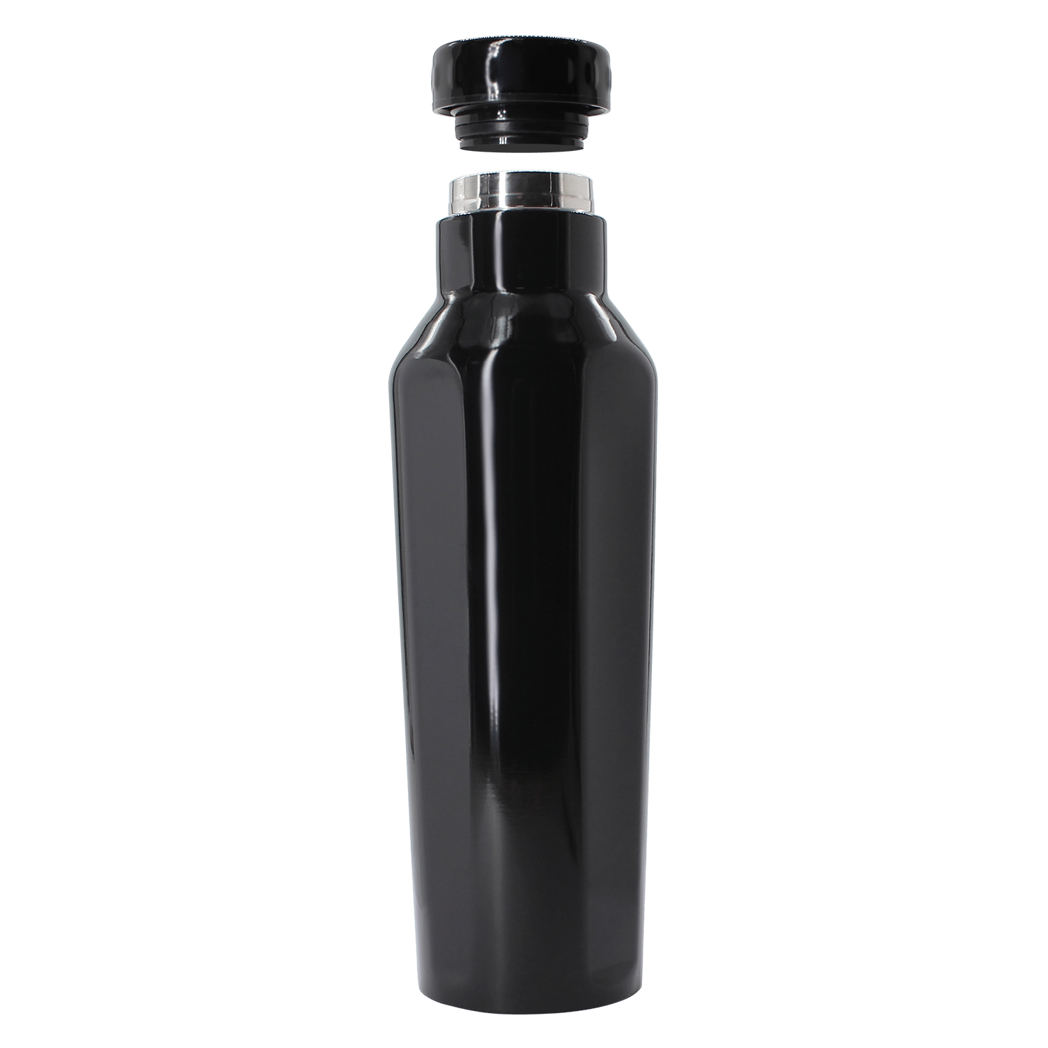 Термобутылка для напитков E-shape (черный)-2