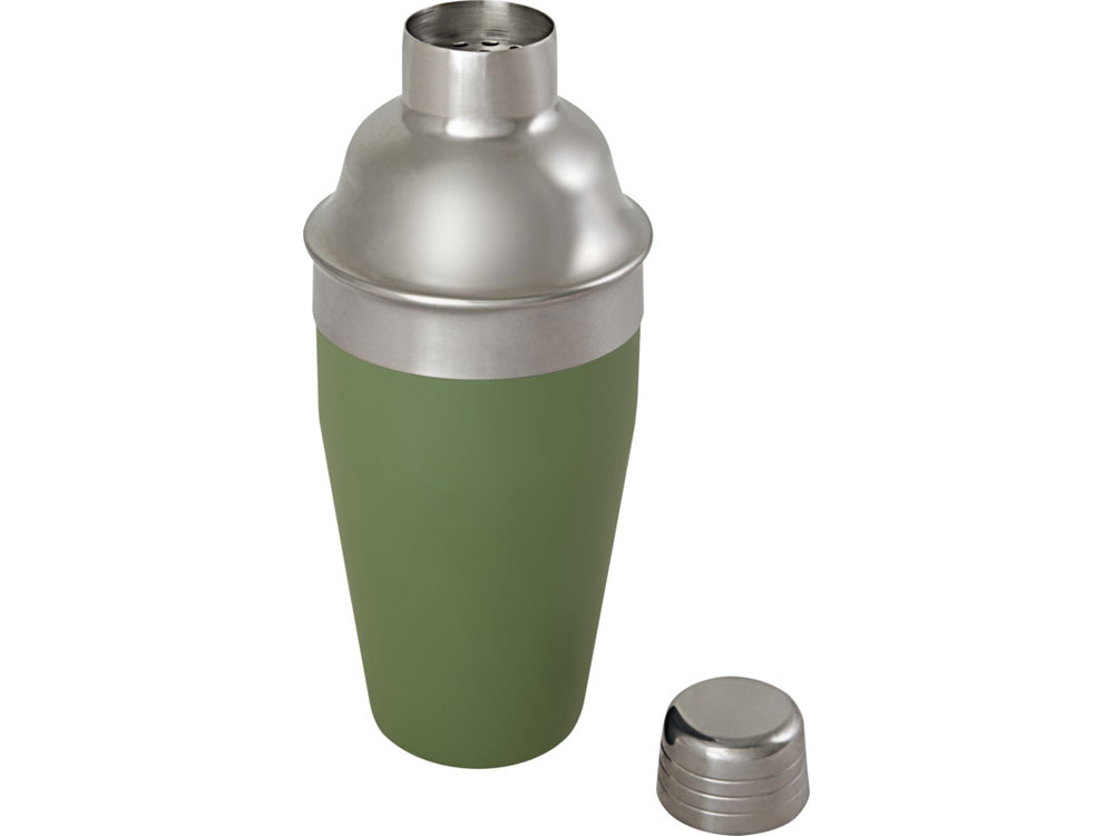 Шейкер для коктейлей Gaudie из переработанной нержавеющей стали, ярко-зеленый-0