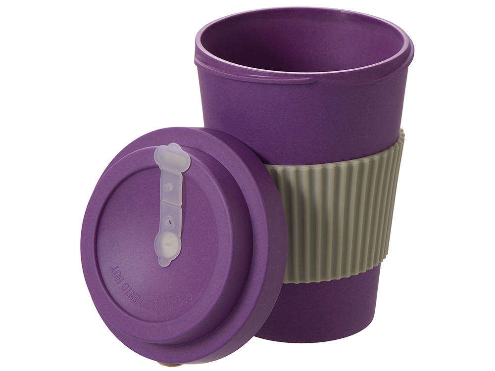 Термокружка Muffin из натуральных волокон, фиолетовый-2