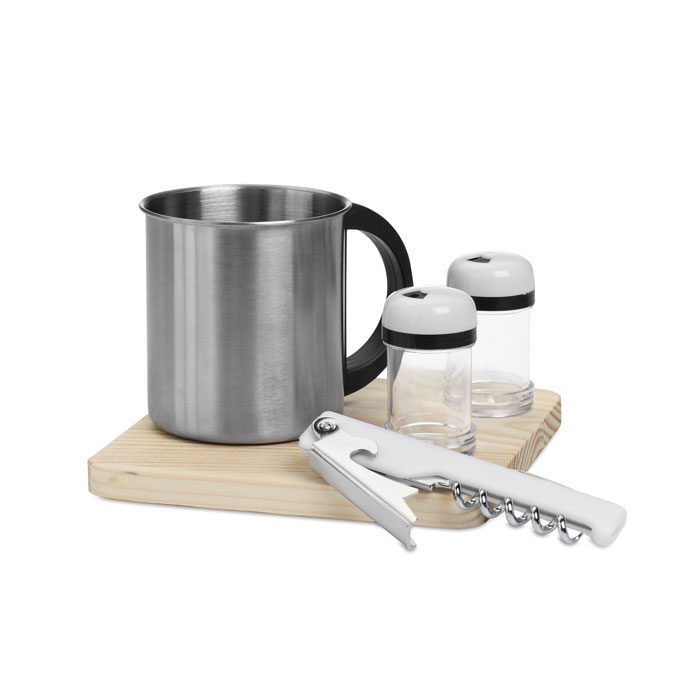 Пикник-сет, коричневый-4