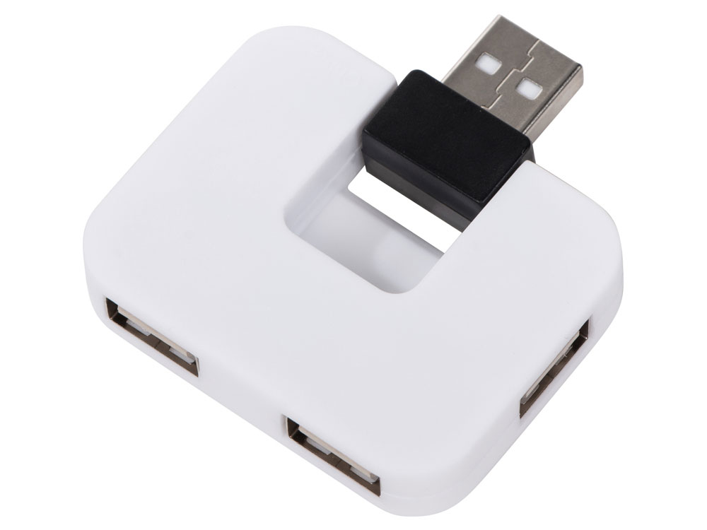 USB Hub Gaia на 4 порта, белый-1