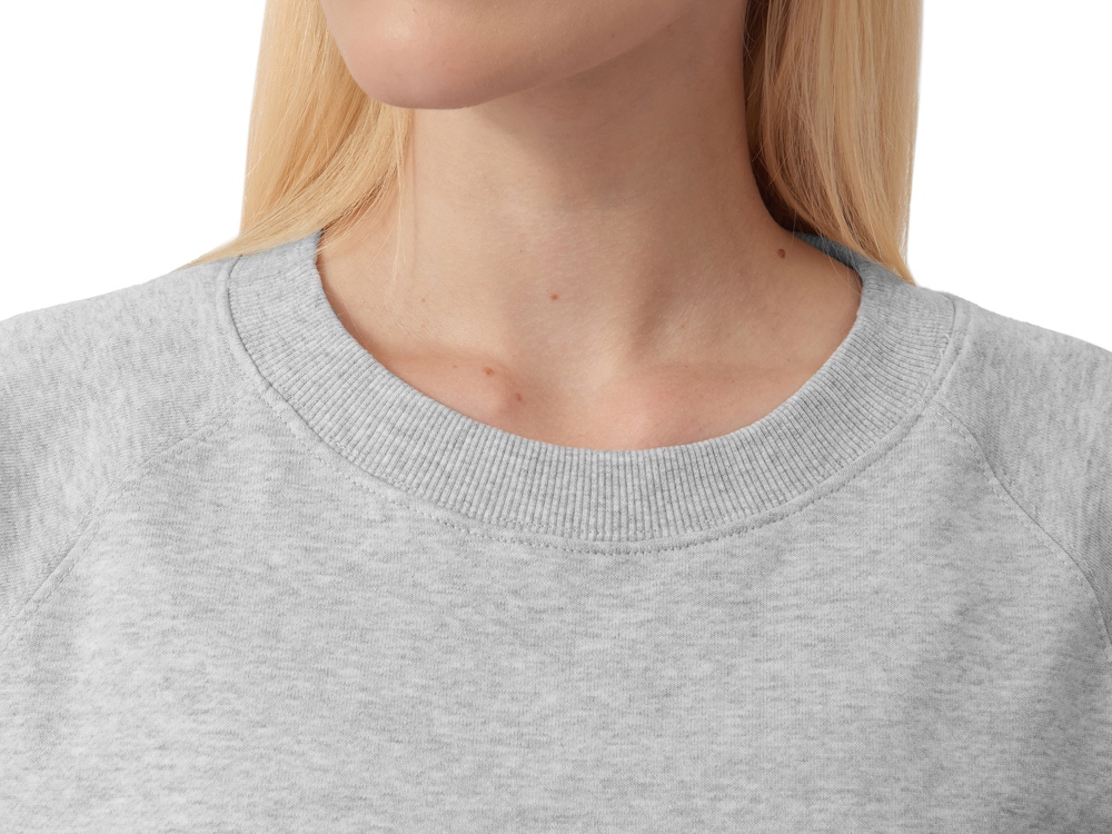 Свитшот оверсайз с рукавом реглан Belgrade, унисекс, серый меланж-8