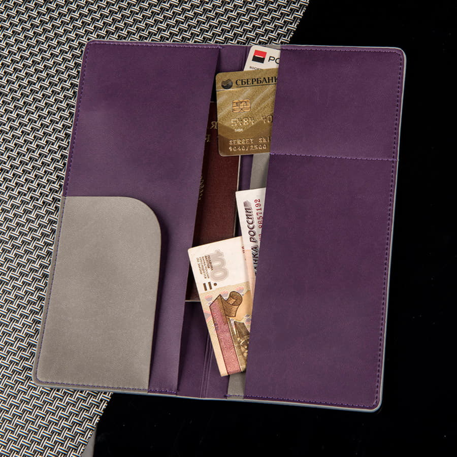 Органайзер для путешествий  MOVEMENT, коллекция  ITEMS, фиолетовый-5