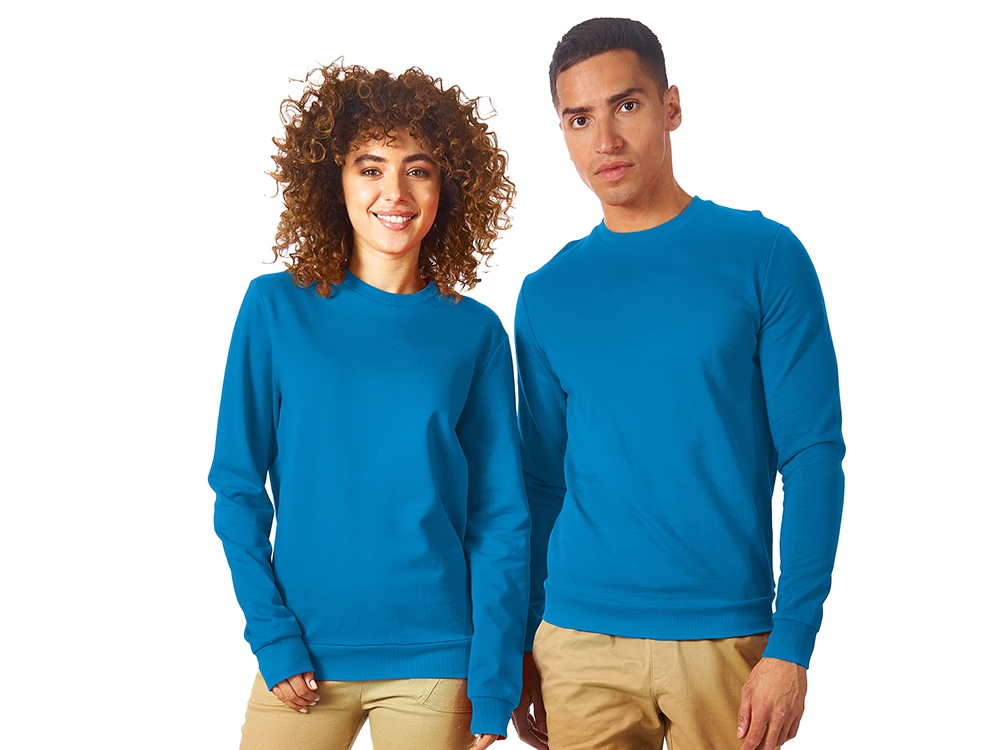 Свитшот Motion унисекс с начесом, голубой-0