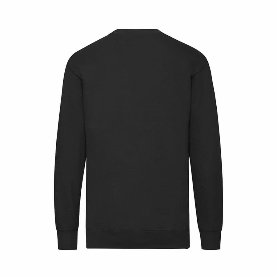 Свитшот без начеса LIGHTWEIGHT SET-IN SWEAT 240, черный-2