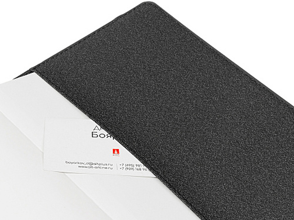 Ежедневник недатированный А5  La Manche, черный-5