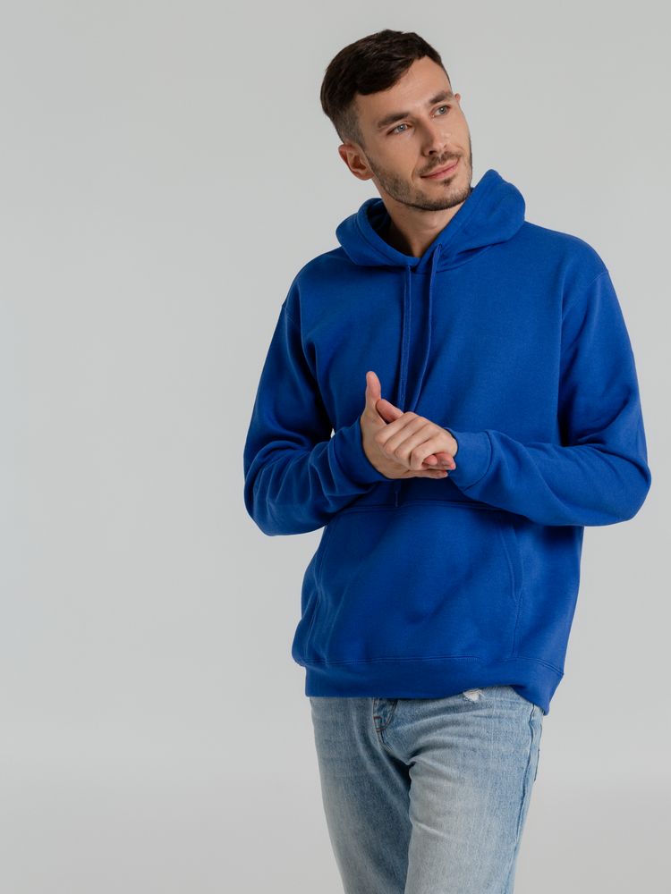 Толстовка с капюшоном Snake II ярко-синяя-4