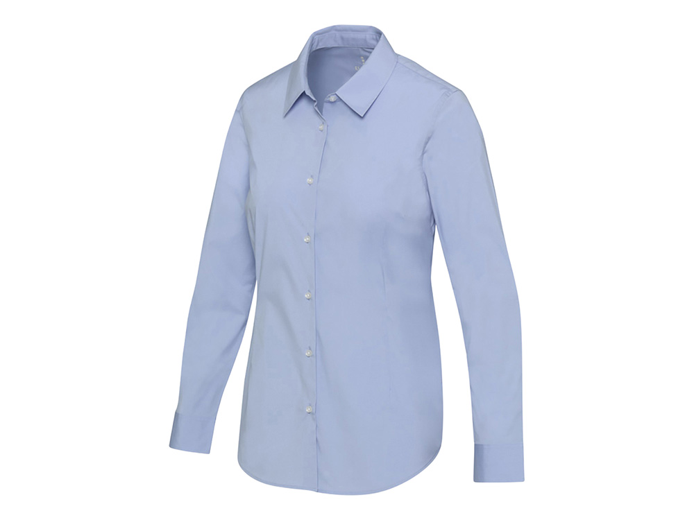 Carnelian женская рубашка из поплина - Голубой-0