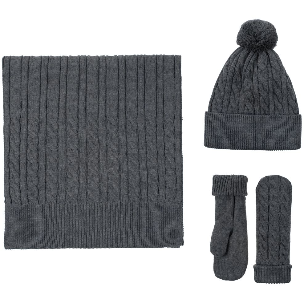 Шапка Heat Trick, серый меланж-2