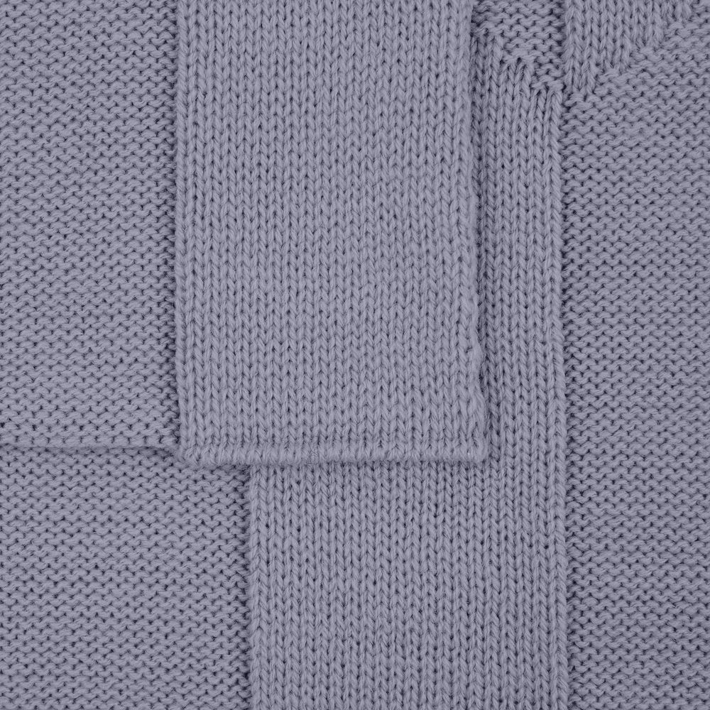 Плед Rombus, серый (стальной)-2