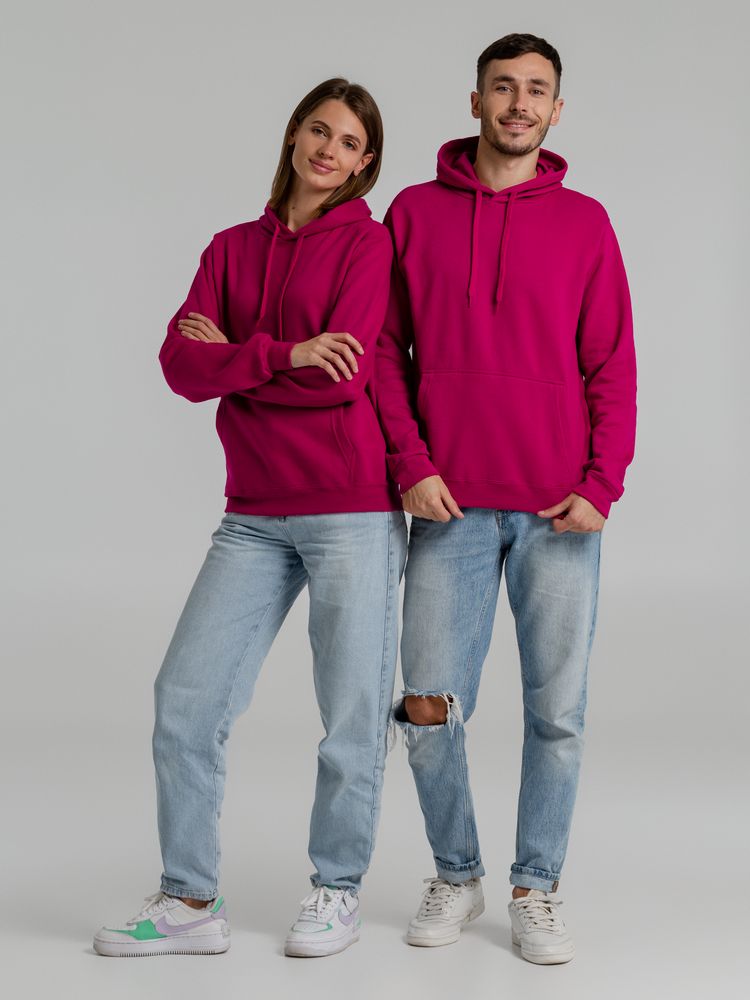 Толстовка с капюшоном Snake II ярко-розовая (фуксия)-4