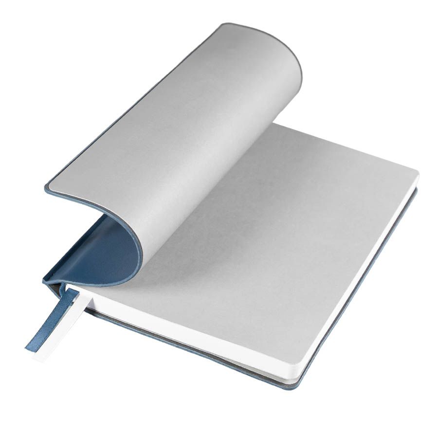 Ежедневник недатированный MAVE, синий, серый, формат А5, блок в линейку, синий, серый-5