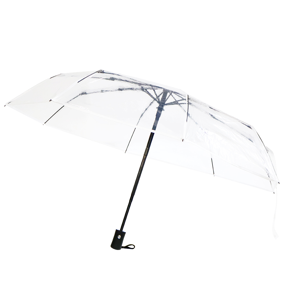Автоматический противоштормовой зонт Transparent, Прозрачный-2