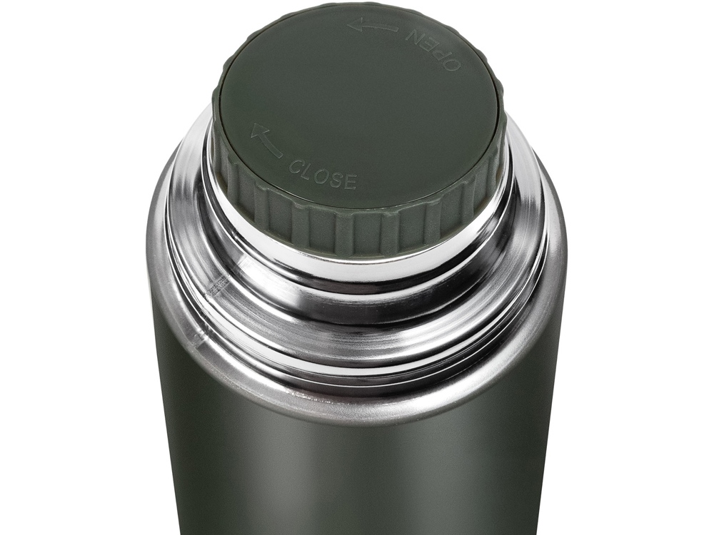 Термос Relaxika 101 (1 литр), хаки (без лого)-3