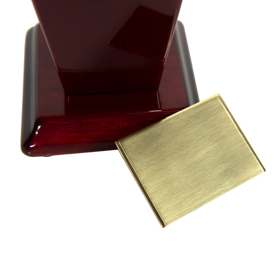 Стела  "Звезда", желтый, коричневый-3