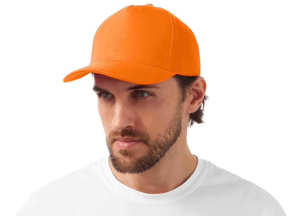 Бейсболка Florida 5-ти панельная, оранжевый-1