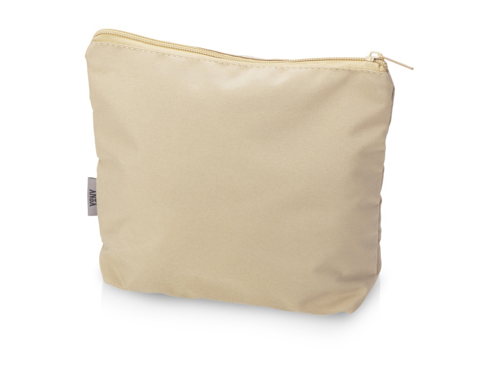 Органайзер для электроники и проводов Amalia из полиэстера 300D с подкладкой, бежевый-1