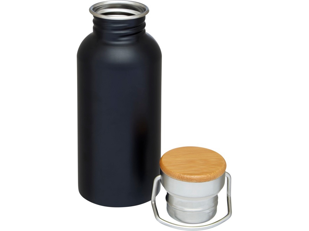 Спортивная бутылка Thor объемом 550 мл, черный-2