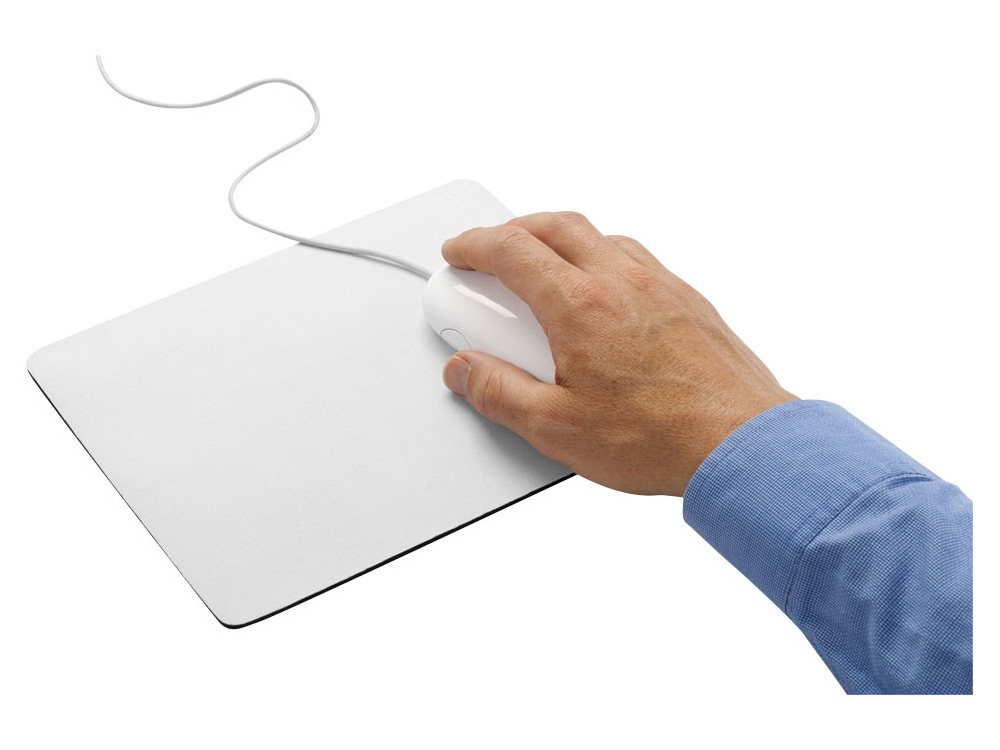 Коврик для мыши Heli, белый-2