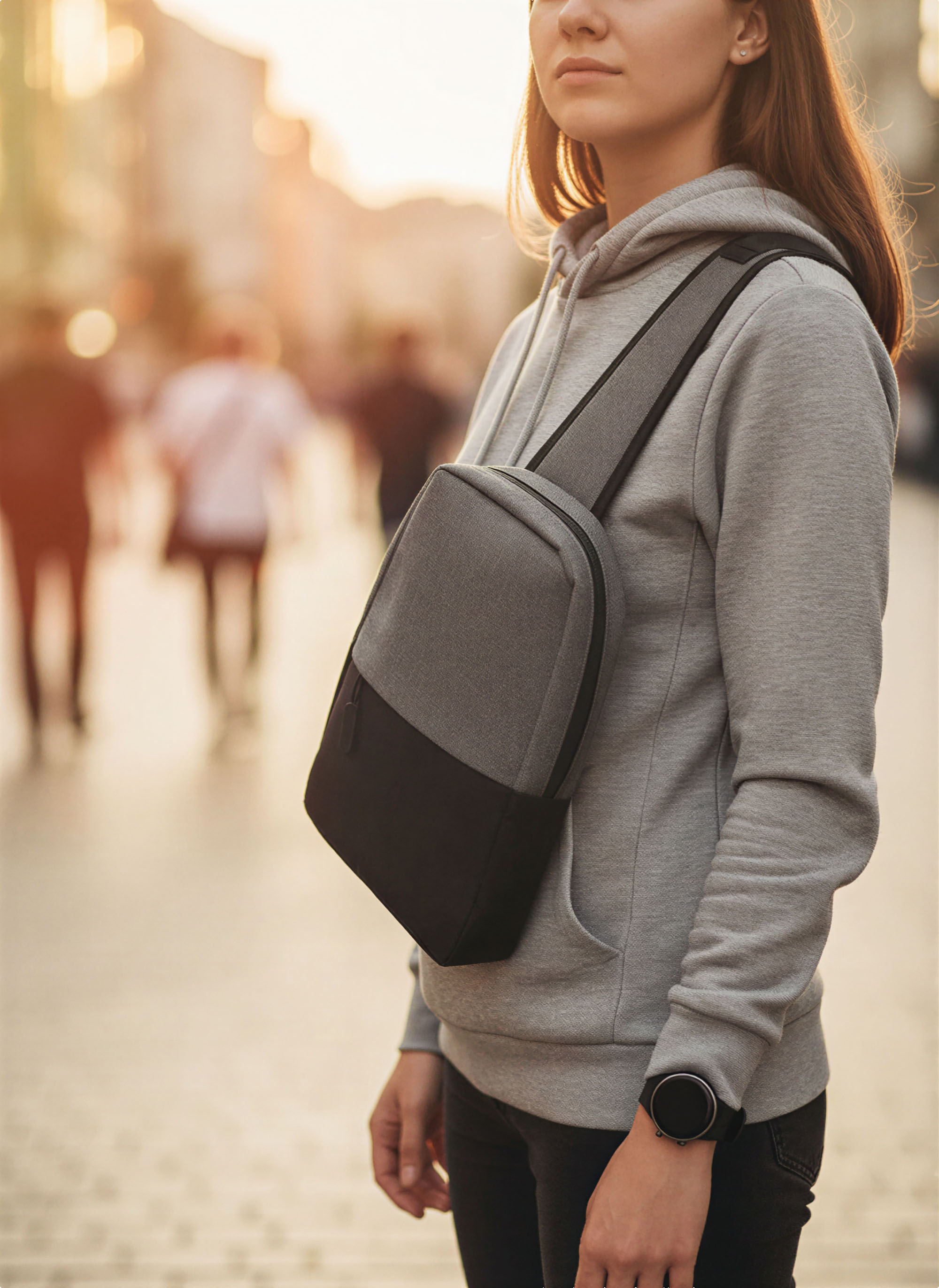 Рюкзак "Single" на одно плечо-5