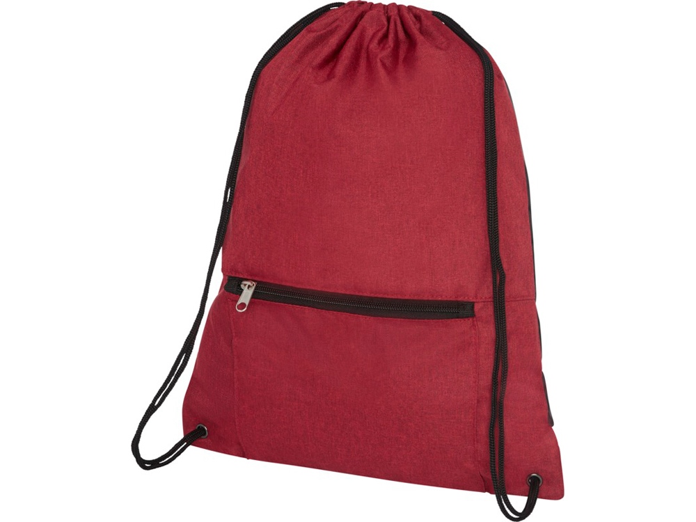 Складной рюкзак со шнурком Hoss, heather dark red-1