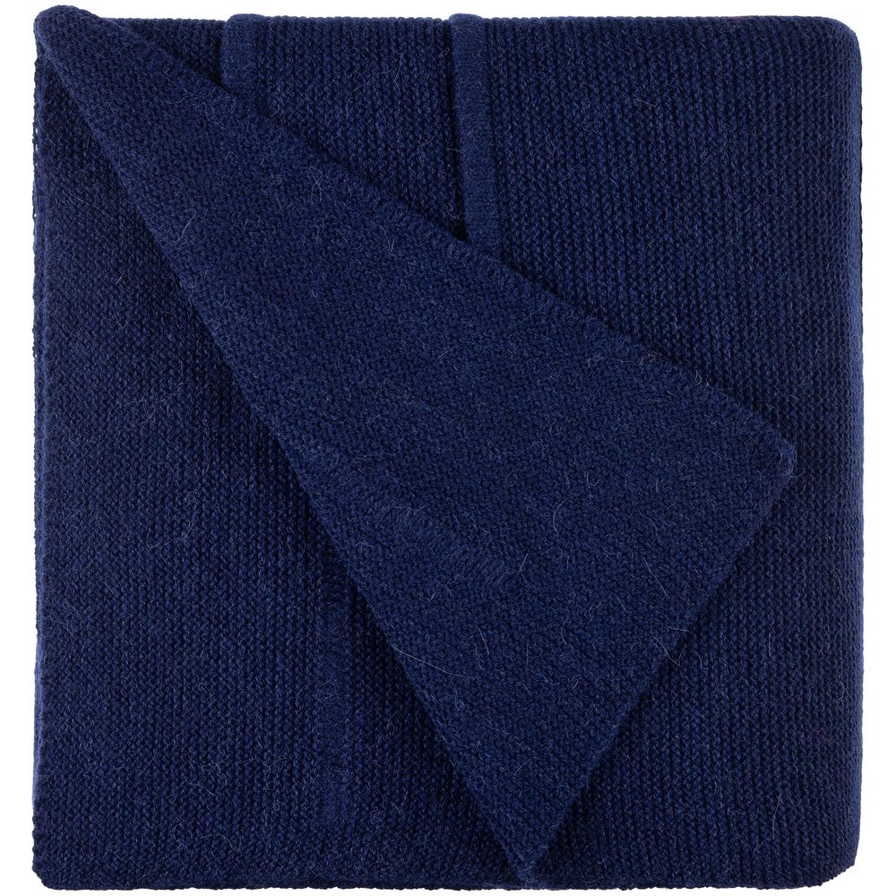 Плед Nessona Alpaca, темно-синий-1