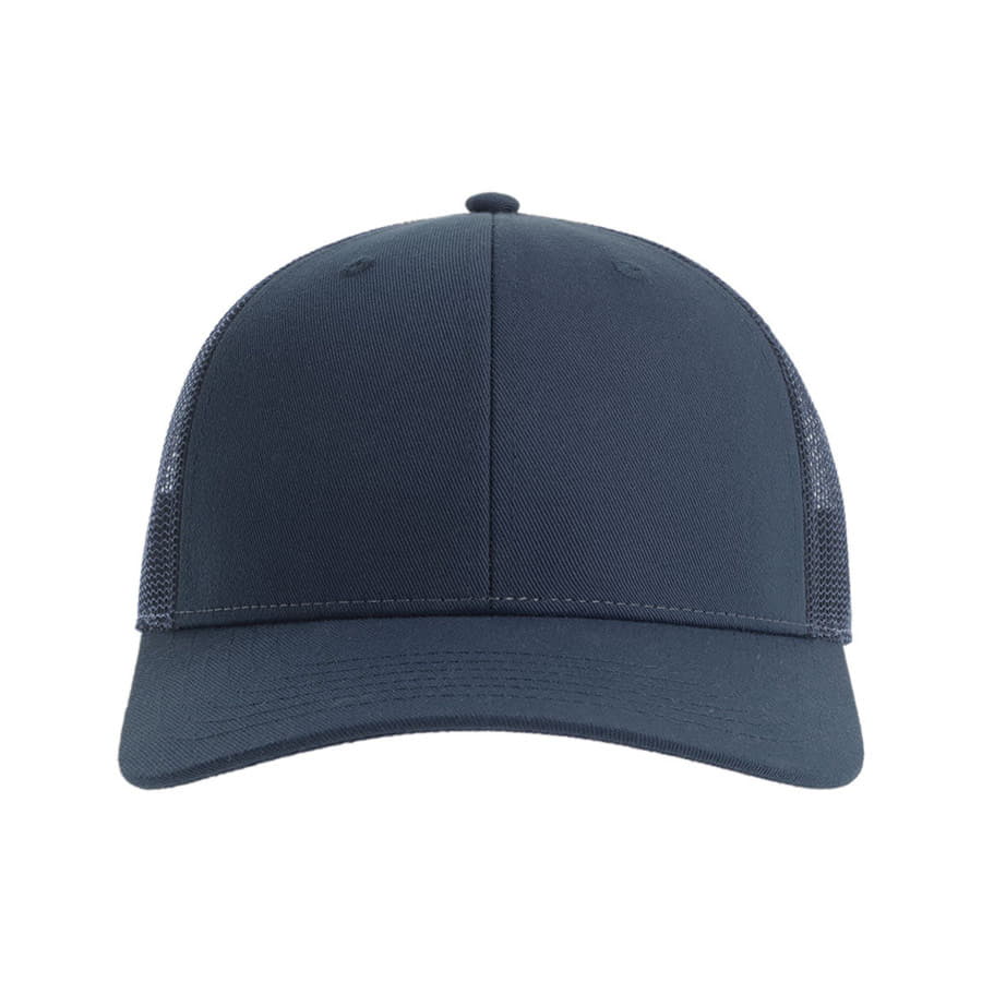 Бейсболка BRYCE, 6 клиньев, пластиковая застежка, переработанный полиэстер, темно-синий-3