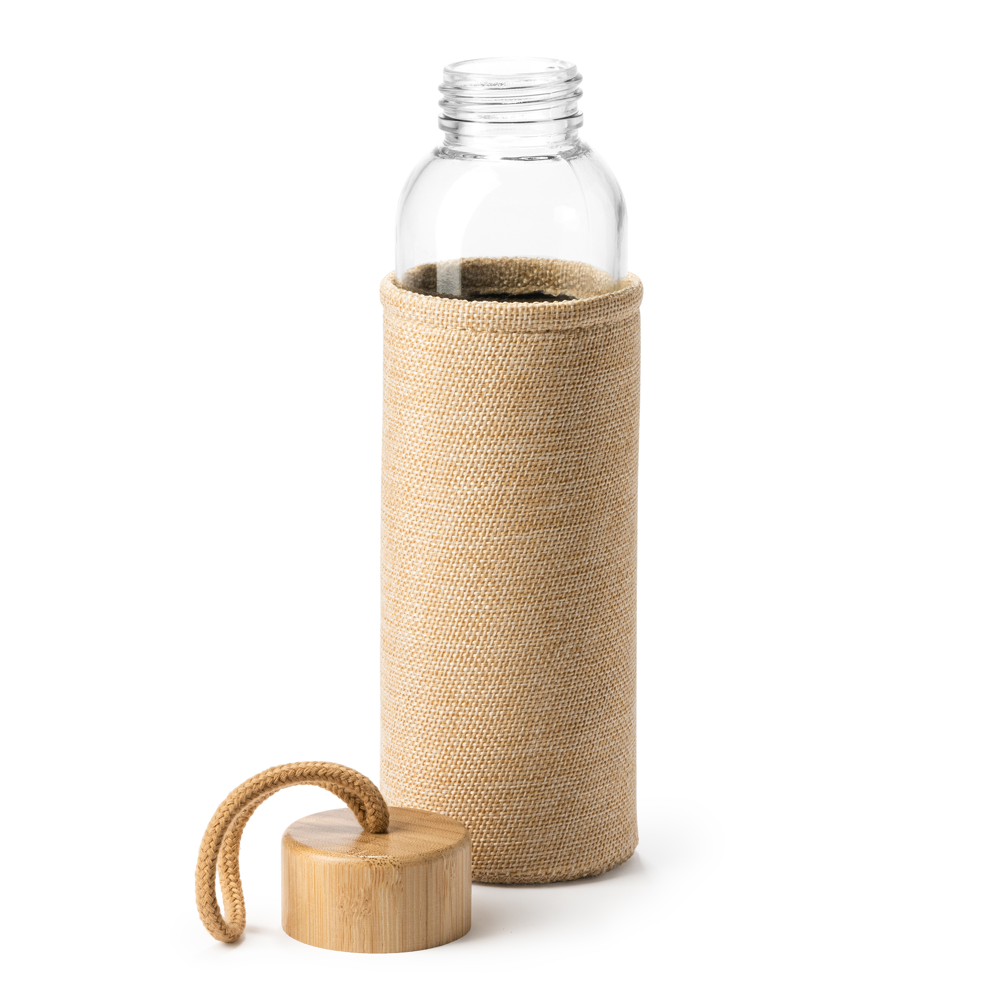 Бутылка стеклянная SIBU, Прозрачный-3