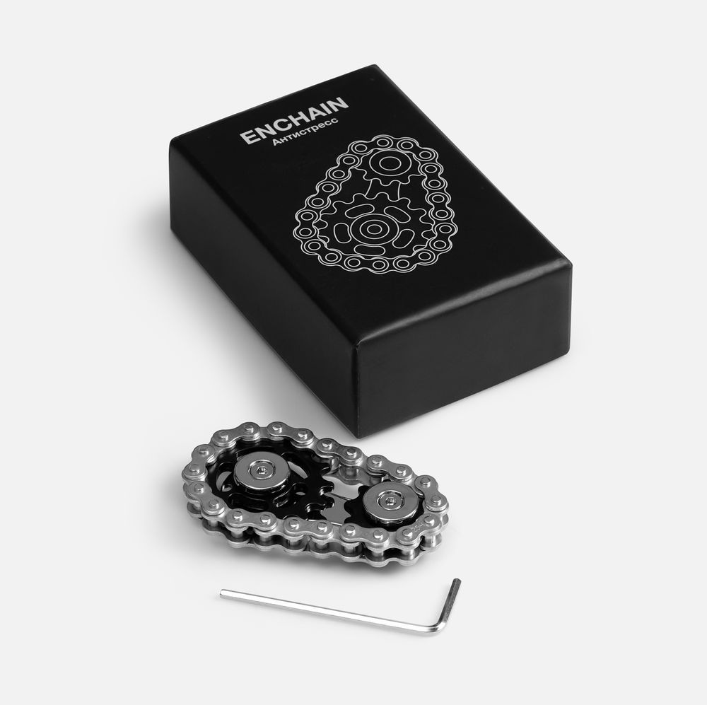 Антистресс Enchain, серебристый-3