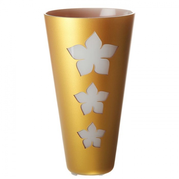 Ваза Innovation Flowers, Бело-золотой-0