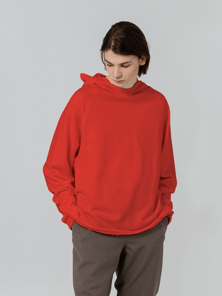 Худи унисекс Vozduh 1.0, красное-0