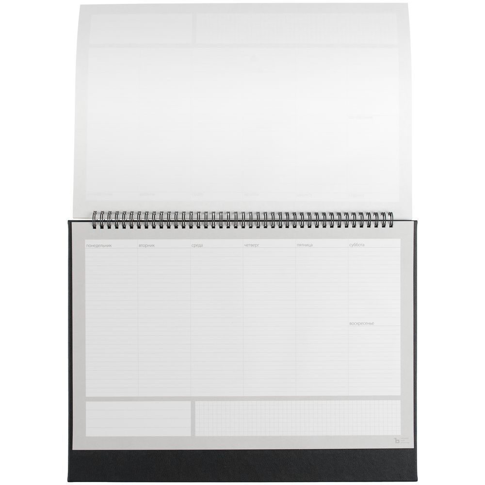 Планер настольный Petrus, черный-4